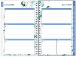 Blue Sky 2022 Weekly & Monthly Planner, 5" x 8", Frosted Flexible Cover, Wirebound, Lindley (101579-22) - Image 2